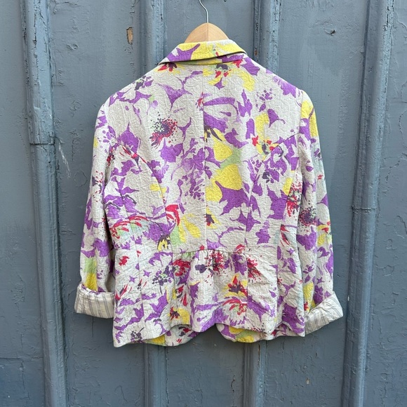 Etro Milano Floral Blazer, size 8 - Picture 6 of 15